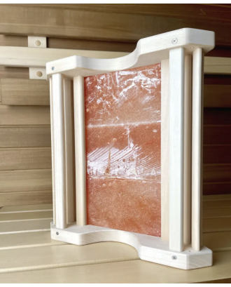 Abajur pentru lampă cu sare de Hymalaya, chihlimbar, 340x440x180mm ILUMINAT SAUNA SI HAMMAM