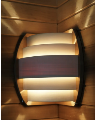 Carcasă de iluminat „Sydney Angle”, lemn termic ILUMINAT SAUNA SI HAMMAM