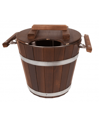 Aparat de gătit termic cu abur 20 L, cu inserție din oțel inoxidabil, capac și găleată ACCESORII SAUNA