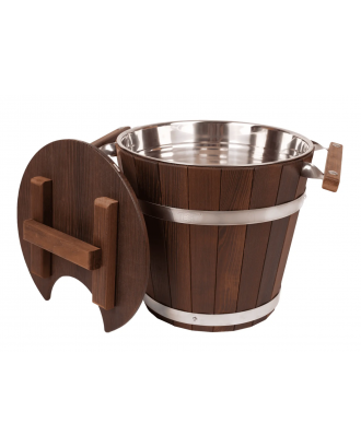 Aparat de gătit termic cu abur 20 L, cu inserție din oțel inoxidabil, capac și găleată ACCESORII SAUNA