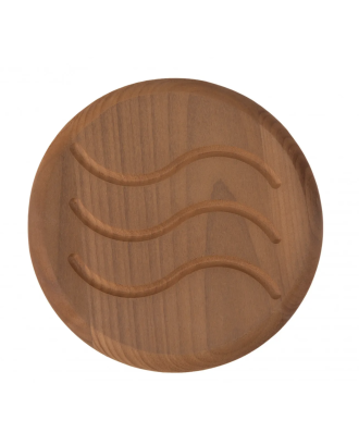 Clapă de ventilație d125 thermowood, bază din oțel inoxidabil CLĂDIREA SAUNA