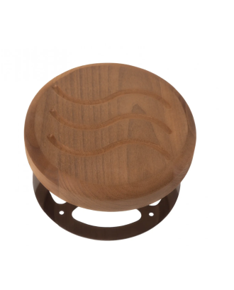 Clapă de ventilație d100 thermowood, bază din oțel inoxidabil CLĂDIREA SAUNA