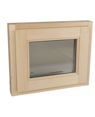 Fereastra pentru sauna Tesli este englezească de 600х500mm CLĂDIREA SAUNA