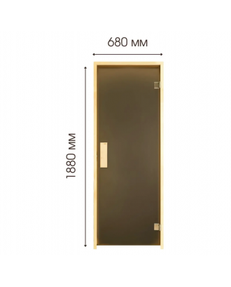 Ușă pentru baie și saună Tesli Briz RS 1900 x 700 USI SAUNA