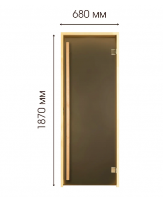 Ușă pentru băi și saune Tesli Grand 1900х700 USI SAUNA