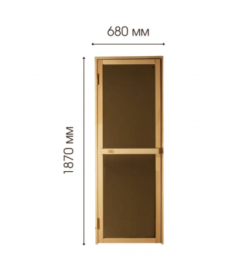 Ușă pentru băi și saune Bravo 1900 x 700 USI SAUNA