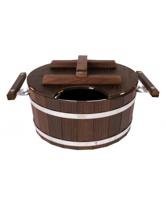 Aparat de gătit termic cu abur 15 L, cu inserție din oțel inoxidabil și capac ACCESORII SAUNA