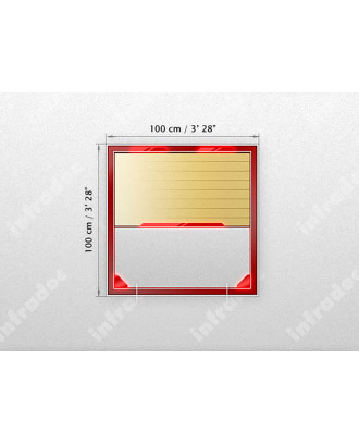 CABINA INFRAROSII INFRADOC CLASSIC ID-100 CABINE SAUNA IN INFRAROSIU