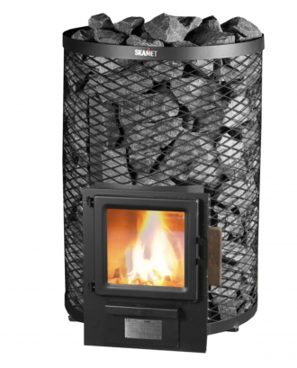 Încălzitor de saună SKAMET SY-120 BV, stânga, cu sticlă SOBE DE SAUNA PE LEMN
