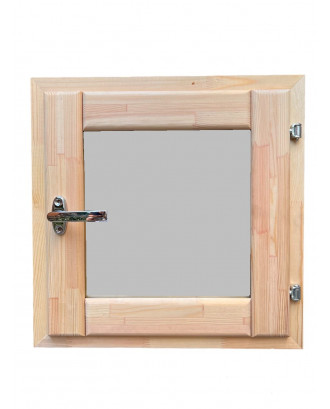 Sauna Window 425 х 325 pachet sticla, verticala, pin