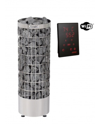 Soba electrică pentru saună Harvia Cilindro PC70XW, 6,8kw, cu unitate de control Xenio și WiFi INCALZITORE ELECTRICE DE SAUNA