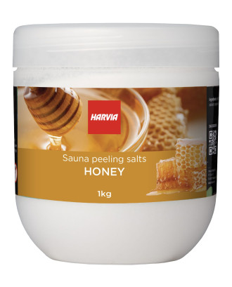 Sare Peeling Sauna HARVIA, Miere, 1kg AROME DE SAUNA SI ÎNGRIJIREA CORPULUI