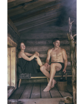 Găleată pentru saună RENTO Bamboo Duo Dark ACCESORII SAUNA