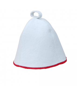 Pălărie de Sauna - Snur Alb Roșu