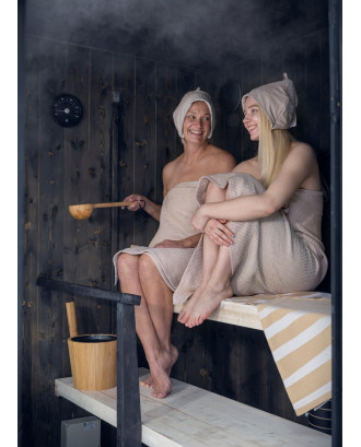 Palarie de sauna Rento Kenno bej/alb ACCESORII SAUNA