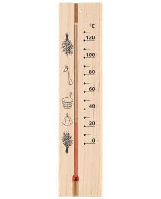Termometru 4Living, din lemn, 250x60mm ACCESORII SAUNA