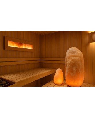 Lampă de sare Himalaya SAUFLEX, formă naturală, 150-200 kg ILUMINAT SAUNA SI HAMMAM