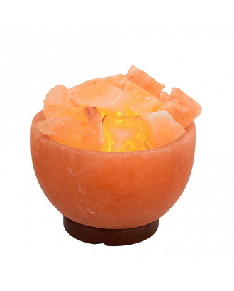 Lampă de sare Himalaya SAUFLEX, bol de foc, 3-4 kg ACCESORII SAUNA