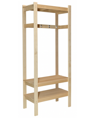 Suport de haine S pentru antreul saunei, Alder ACCESORII SAUNA