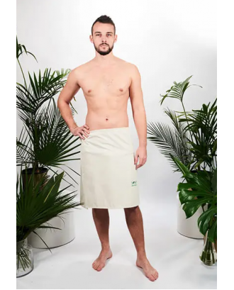 Tinuta sauna 100% naturala, kilt barbatesc, ecru ACCESORII SAUNA