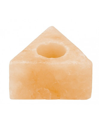 Suport lumânare SAUFLEX cu sare de Himalaya, triunghi, 1-1,5 kg ILUMINAT SAUNA SI HAMMAM
