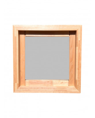 Sauna Window 325 х 325 pachet sticla, arin CLĂDIREA SAUNA