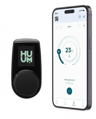 Panou de control negru clasic Huum UKU 4.2 Wi-Fi PANOURI DE CONTROL SAUNA