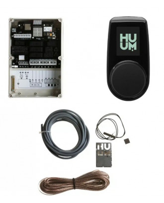 Panou de control negru clasic Huum UKU 4.2 Wi-Fi PANOURI DE CONTROL SAUNA