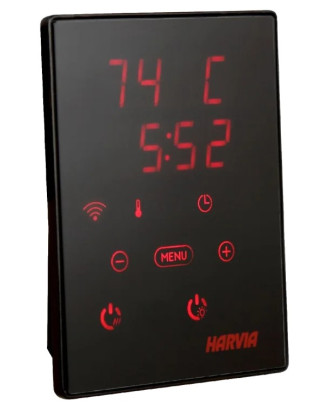 Soba electrică pentru saună Harvia Cilindro Corner XE, 6,8 kW, cu unitate de control Xenio INCALZITORE ELECTRICE DE SAUNA