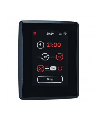 Unitate de control sauna Saunum Leil Plus WiFi, 12,0kW, negru