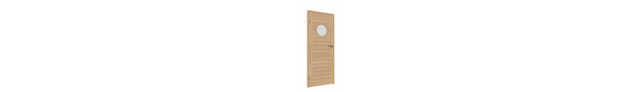 Uși din lemn pentru saună