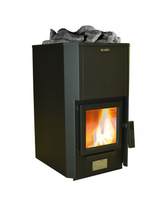 Încălzitor de saună – SKAMET P-120 cu sticlă SOBE DE SAUNA PE LEMN