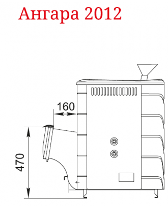 Soba sauna TMF Angara 2012 Inox antracit, CE (31409)