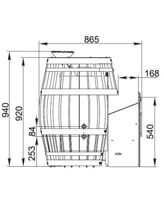Soba sauna TMF Sayany XXL Inox Vitra (29503)
