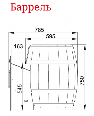 Soba sauna TMF Baril Inox palisander (29702)