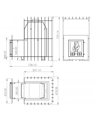 SOBA SAUNA TEPLODAR ETNA 18 PRO 4MM SOBE DE SAUNA PE LEMN