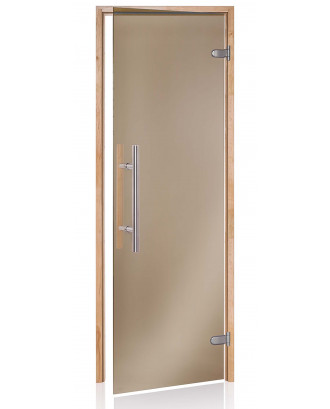 Ușă Sauna Ad Premium Lumină, Arin, Bronz 70x190cm