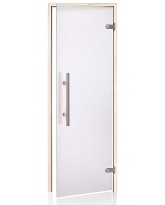 Sauna Door Ad Premium Light, Aspen, Transparent Mat 80x200cm