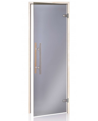 Ușă Sauna Ad Premium Light, Aspen, Gri 80x200cm