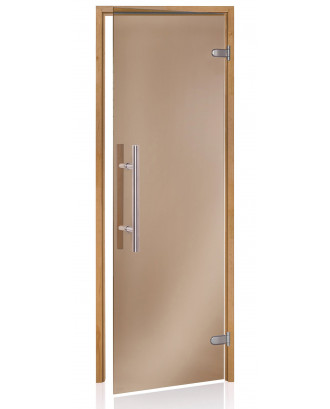 Sauna Door Ad Premium Light, Aspen, Bronz 80x200cm
