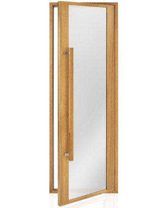 Ușă de saună Ad Etna, Thermo Aspen, Transparent Mat 90x210cm UȘI DE SAUNĂ