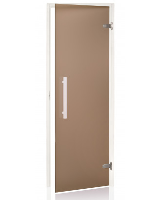Ușă Sauna Ad Alb, Aspen, Bronz Mat, 80x200cm