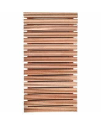Gratar din lemn pentru podeaua saunei 0,5*1,20 м (placa canelata)