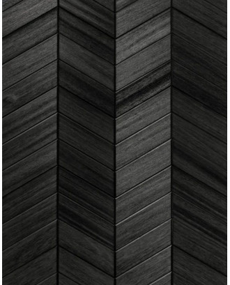 Panouri decorative din lemn Bermuda Negru, Abachi LEMN SAUNA