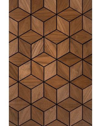 Panouri decorative din lemn Hexa XL Thermo Rhombus, Abachi LEMN SAUNA